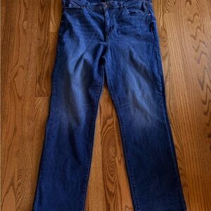 Judy Blue Straight Fit Jeans Women’s Blue Stretch Denim Distressed Size 13/31